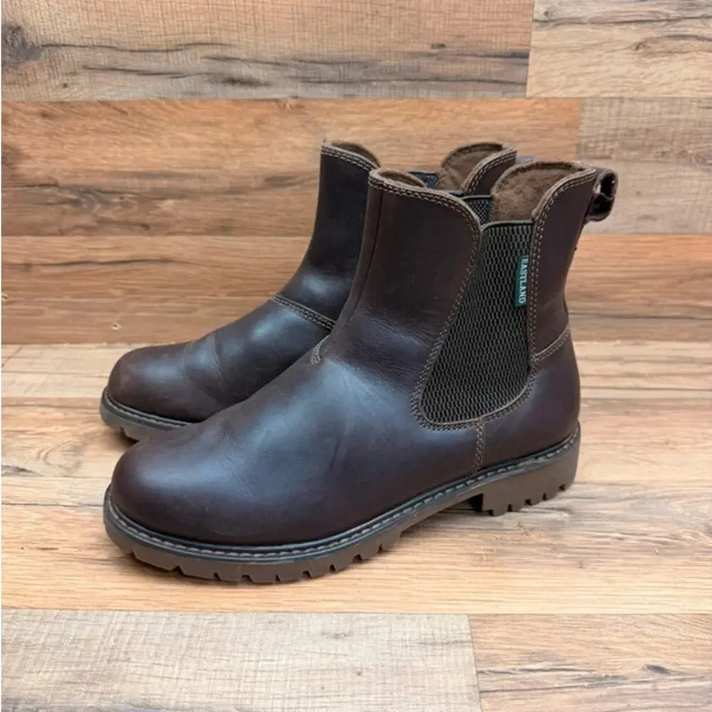 Eastland Women's size 7.5 Ida Chelsea Walnut Ankle Boot
